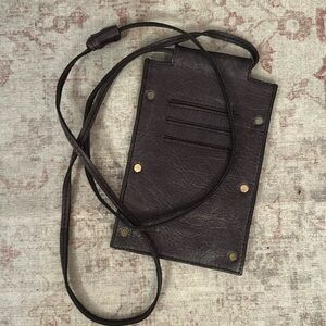 Free People Downtown Leather Lanyard